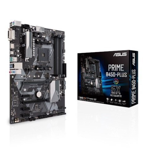 Płyta główna Asus PRIME B450-PLUS AM4 ATX z HDMI DVI 4xDDR4