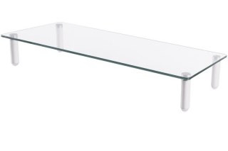 Podstawka pod monitor Digitus szklana 56x21cm ergonomiczna do 20kg
