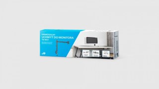 Uchwyt TB-MO1 jednoramienny do monitora 27 cali VESA 100 czarny