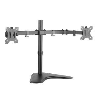 Uchwyt na 2 monitory LogiLink 13-32 czarny biurkowy max 8kg
