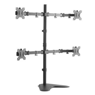 Uchwyt na 4 monitory LogiLink 13-32 czarny biurkowy max 8kg