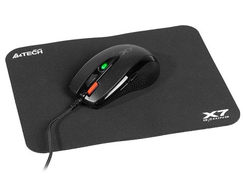 Zestaw A4 Tech mysz X-710BK z podkładką X-Game X-7120 dla graczy
