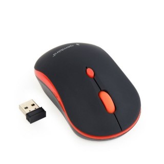 Mysz bezprzewodowa Gembird MUSW-4B-03-R ergonomiczna czarno-czerwona