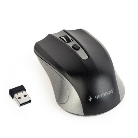 Mysz Gembird MUSW-4B-04-GB bezprzewodowa optyczna szaro-czarna ergonomiczna