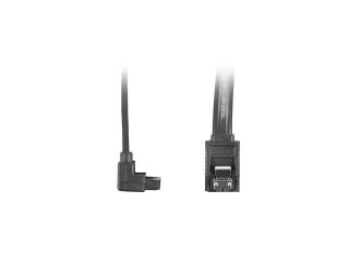 Kabel SATA III 50 cm Lanberg 6GB/S czarny komputerowy