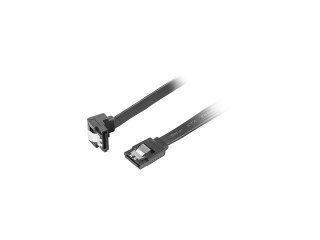 Kabel SATA III 50 cm Lanberg 6GB/S czarny komputerowy