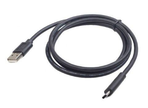 Kabel USB 2.0 Type C BM/CM 1 m czarny do smartfona i komputera