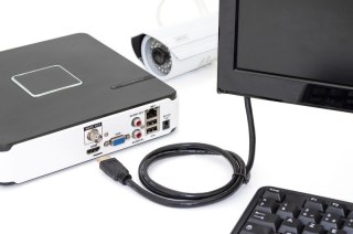 Kabel HDMI 4K HighSpeed z Ethernetem 5m czarny M/M
