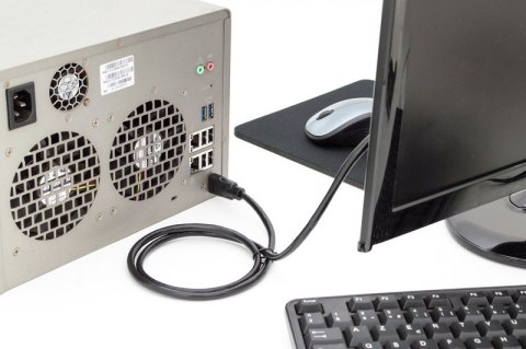 Kabel HDMI 4K HighSpeed z Ethernetem 5m czarny M/M