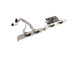 Karta PCI Express Lanberg COM 9Pin x4 Low Profile wielofunkcyjna