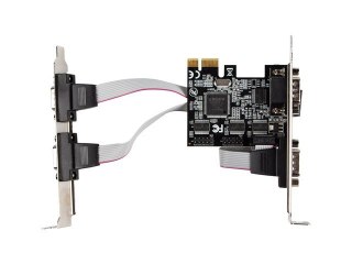Karta PCI Express Lanberg COM 9Pin x4 Low Profile wielofunkcyjna