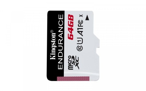 Karta microSD Kingston 64GB High Endurance 95/30MB/s C10 A1 UHS-I