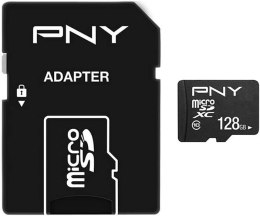 Karta pamięci MicroSDXC PNY 128GB Performance Plus szybka zawartość