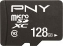 Karta pamięci MicroSDXC PNY 128GB Performance Plus szybka zawartość