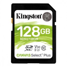 Karta pamięci SD 128GB Kingston Canvas Select Plus R100MB/s szybka