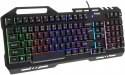 Klawiatura YENKEE YKB 3200 Shadow metalowa RGB dla graczy