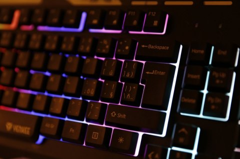 Klawiatura YENKEE YKB 3200 Shadow metalowa RGB dla graczy