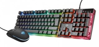 Klawiatura i mysz Trust GXT 838 Azor gaming combo podświetlana