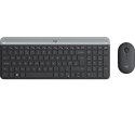 Klawiatura i mysz bezprzewodowa Logitech MK470 Slim stylowy zestaw