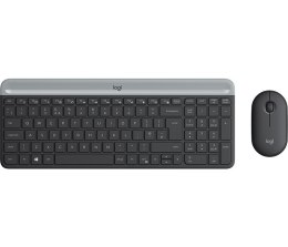 Klawiatura i mysz bezprzewodowa Logitech MK470 Slim stylowy zestaw