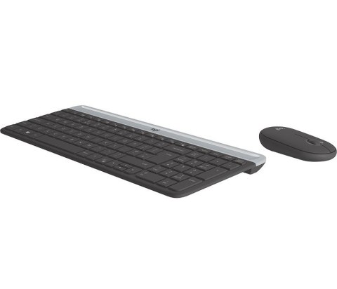 Klawiatura i mysz bezprzewodowa Logitech MK470 Slim stylowy zestaw