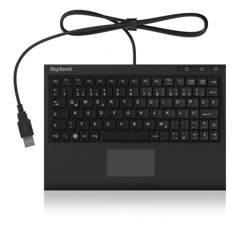 Klawiatura KEYSONIC ACK-3410 mini z touchpadem USB