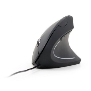 Mysz Gembird MUS-ERGO-01 ergonomiczna optyczna 6 przyciskowa czarna