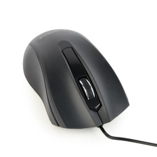 Mysz optyczna Gembird MUS-3B-01 czarna kompaktowa do biura