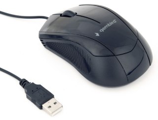 Mysz optyczna Gembird MUS-3B-02 czarna kompaktowa do notebooka