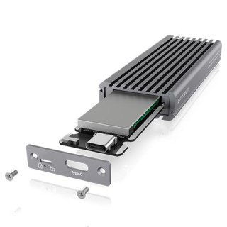 Obudowa IcyBox IB-1817M-C31 M.2 NVMe SSD z USB 3.1 i radiatorem