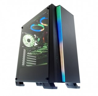 Obudowa IBOX Wizard 4 Gaming czarna Midi Tower z wentylatorami RGB