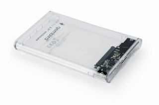 Obudowa zewnętrzna 2.5 Gembird USB 3.0 przezroczysta szybka
