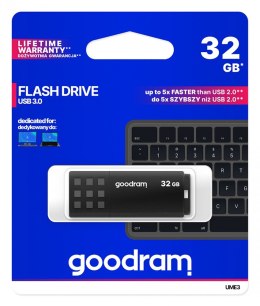 Pendrive GOODRAM UME3 32GB USB 3.0 Czarny szybki i stylowy