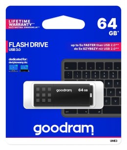 Pendrive GOODRAM UME3 64GB USB 3.0 czarny szybki pamięć