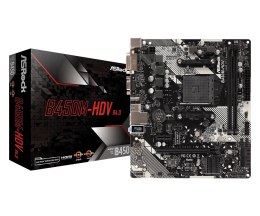 Płyta główna ASRock B450M-HDV R4.0 AM4 uATX 2DDR4 z HDMI
