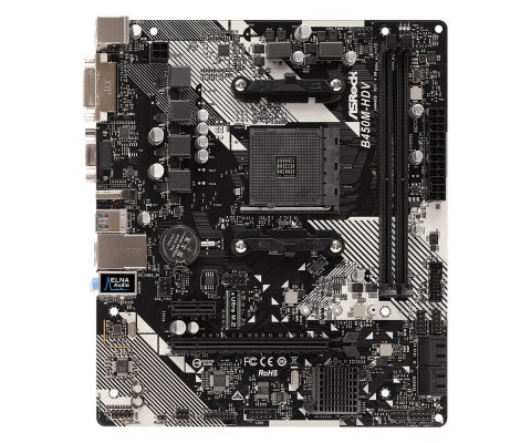 Płyta główna ASRock B450M-HDV R4.0 AM4 uATX 2DDR4 z HDMI