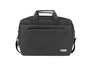 Torba Natec Gazelle 15.6 16 cali czarna funkcjonalna z systemem trolley