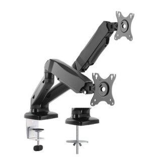 Uchwyt na dwa monitory IcyBox IB-MS304-T do 32 cali biurkowy ergonomiczny