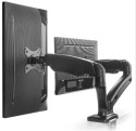 Uchwyt na dwa monitory IcyBox IB-MS304-T do 32 cali biurkowy ergonomiczny