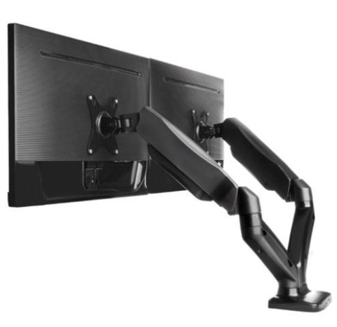 Uchwyt na dwa monitory IcyBox IB-MS304-T do 32 cali biurkowy ergonomiczny