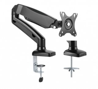 Uchwyt na monitor IcyBox IB-MS303-T 32 cali biurkowy ergonomiczny czarny