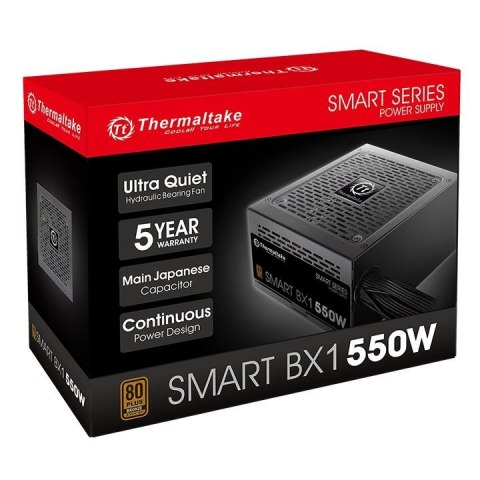 Zasilacz Thermaltake Smart BX1 550W 80 PLUS Bronze z wentylatorem 12 cm