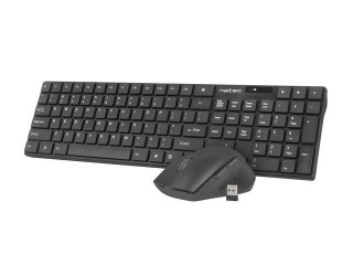 Zestaw Natec Stingray 2w1 bezprzewodowa klawiatura mysz ergonomiczna