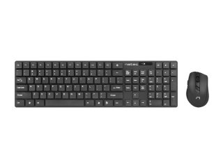 Zestaw Natec Stingray 2w1 bezprzewodowa klawiatura mysz ergonomiczna