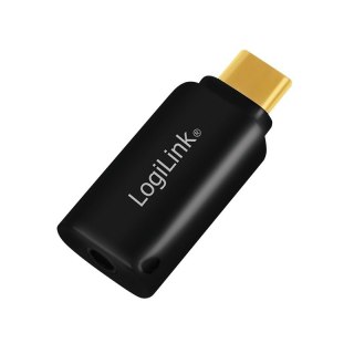 Adapter USB-C Audio 3,5mm HiFi DAC czarny do słuchawek