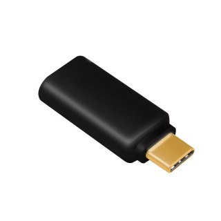 Adapter USB-C Audio 3,5mm HiFi DAC czarny do słuchawek