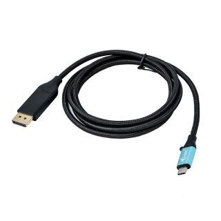Adapter kablowy USB-C DisplayPort 4K 60Hz wydajny 2m kabel ekskluzywny