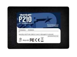 Dysk SSD Patriot P210 256GB SATA III 500 400 MB/s szybki wydajny