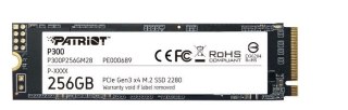 Dysk SSD Patriot P300 256GB M.2 PCIe Gen 3 szybki wydajny