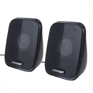 Głośniki komputerowe Audiocore AC835 6W USB czarne nowoczesne